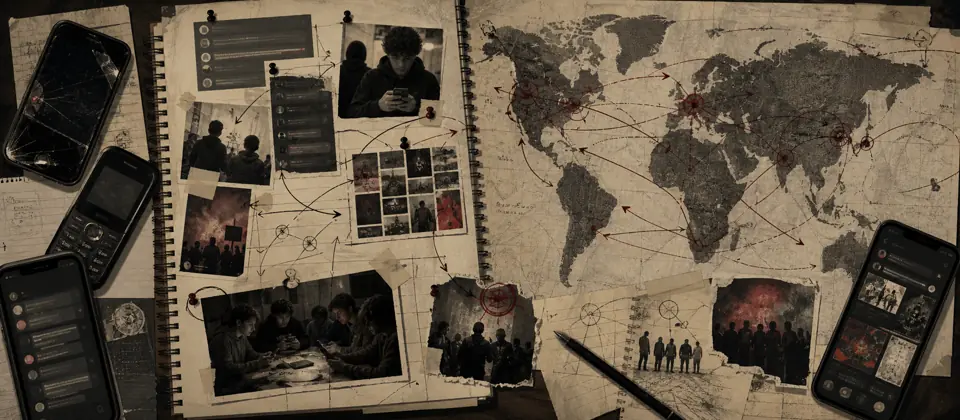 Worn journal thumbnail for the teenage information warfare story